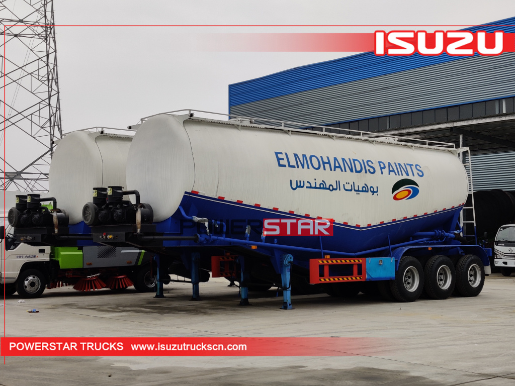 Powerstar Trucks 2 units Bulk Cement Trailer for Sudan