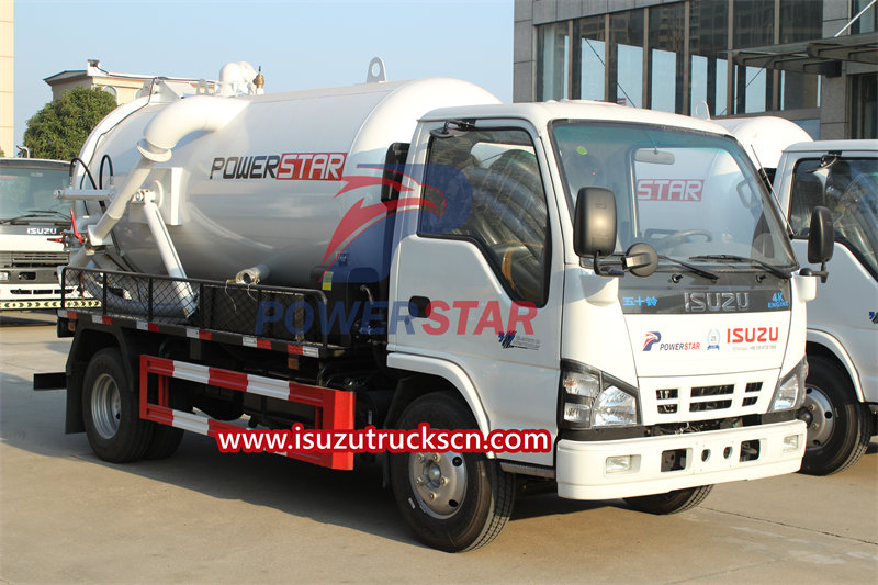 General 6 steps about factory production of isuzu vacuum pump truck