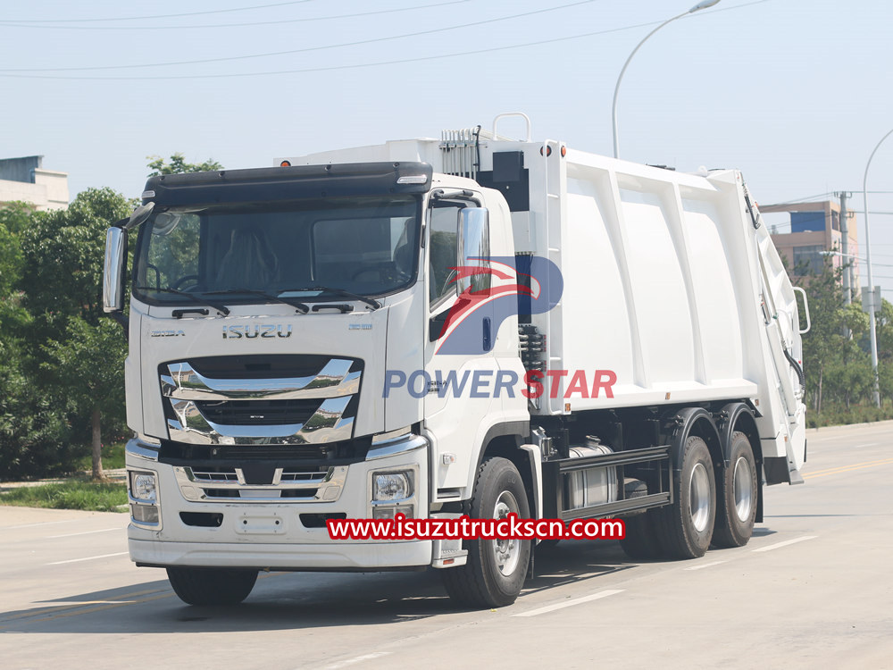 What are common Isuzu rear end loader truck?