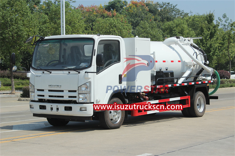 Customised vacuum tanker truck for all customer