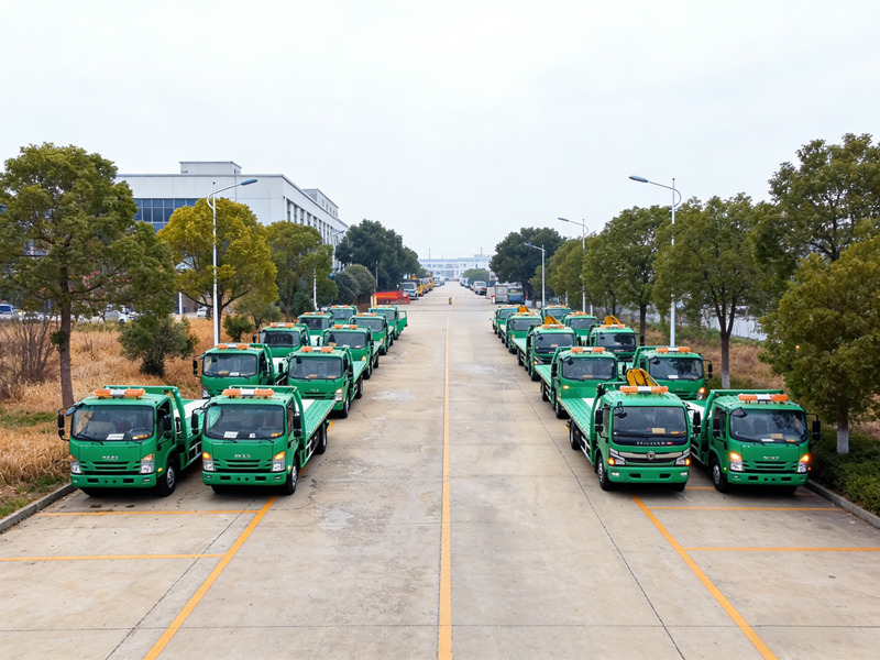 100units Isuzu KV800 wrecker truck were successfully exported to the Africa