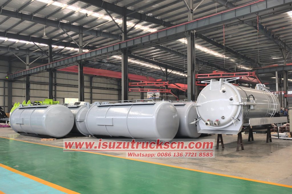 Fiji 6 units Sewage Tank Bodies 12,000L