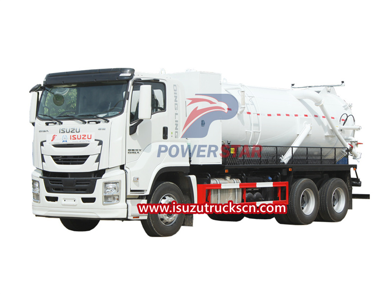 How to properly operate isuzu giga septic tanker truck