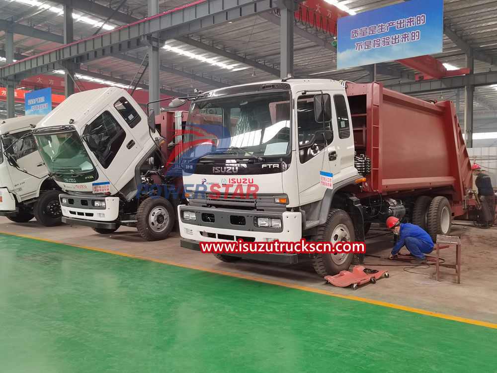 How to produce best Isuzu garbage compactor trucks?