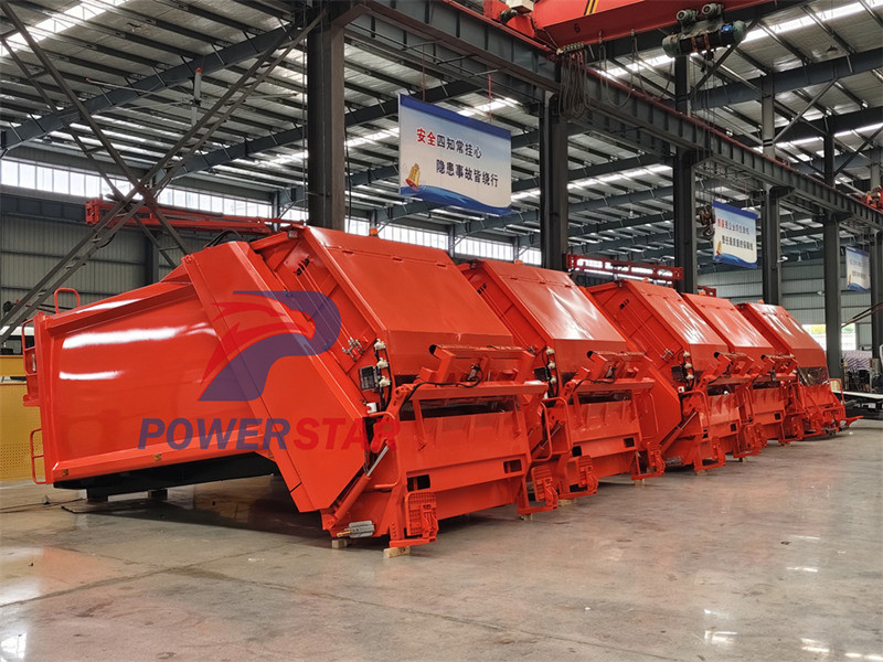 Philippine customer buy 5 units garbage compactor upper body kits