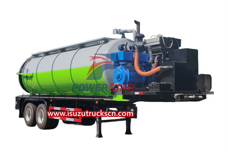 Vacuum Tankers Trailers for philippine market 