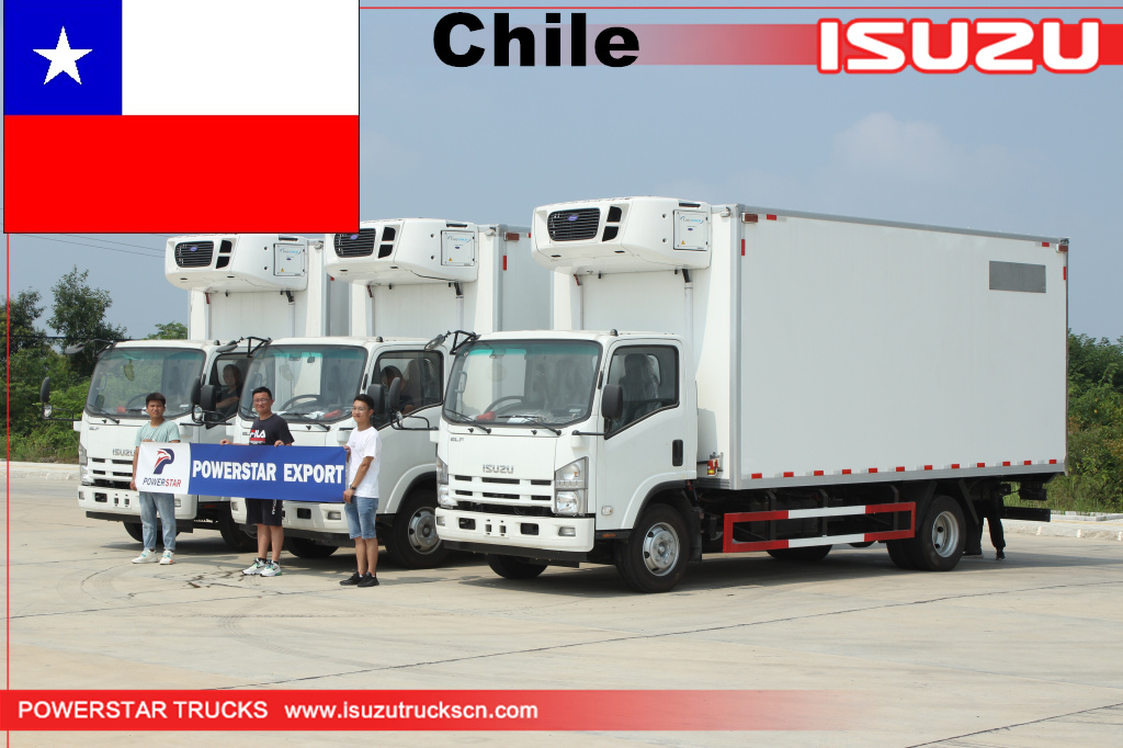 Chile - 3 units ISUZU Refrigerated Trucks