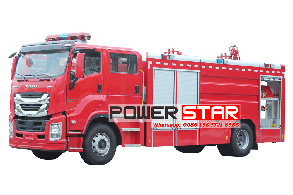 Isuzu GIGA 8 cbm water fire truck manual