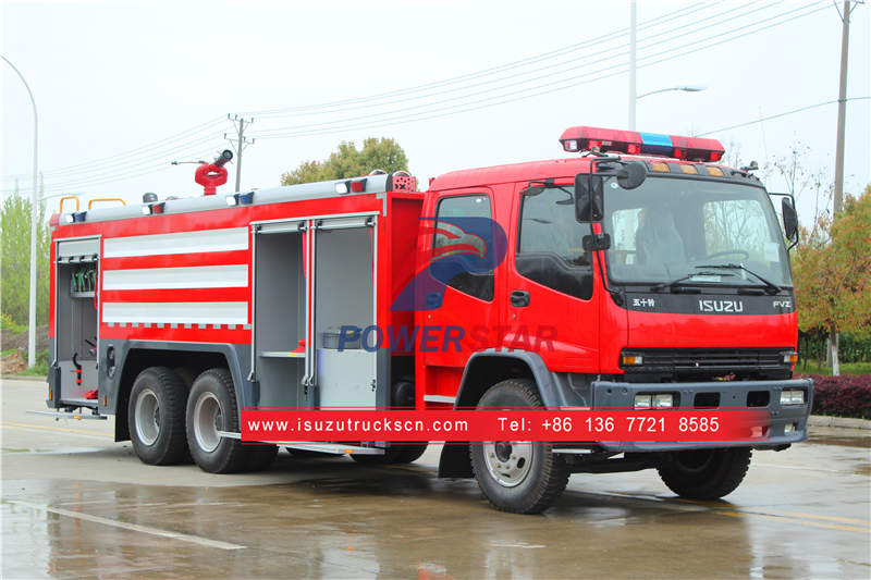 When do we need isuzu fire fighting truck?