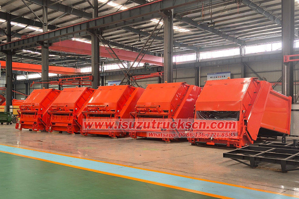 Jordan 6 units Refuse Waste compactor truck bodies