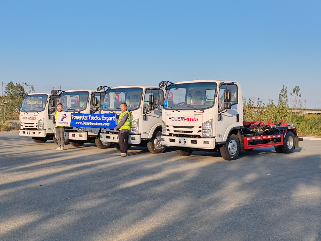 Honduras 4 units Hooklift Truck Isuzu