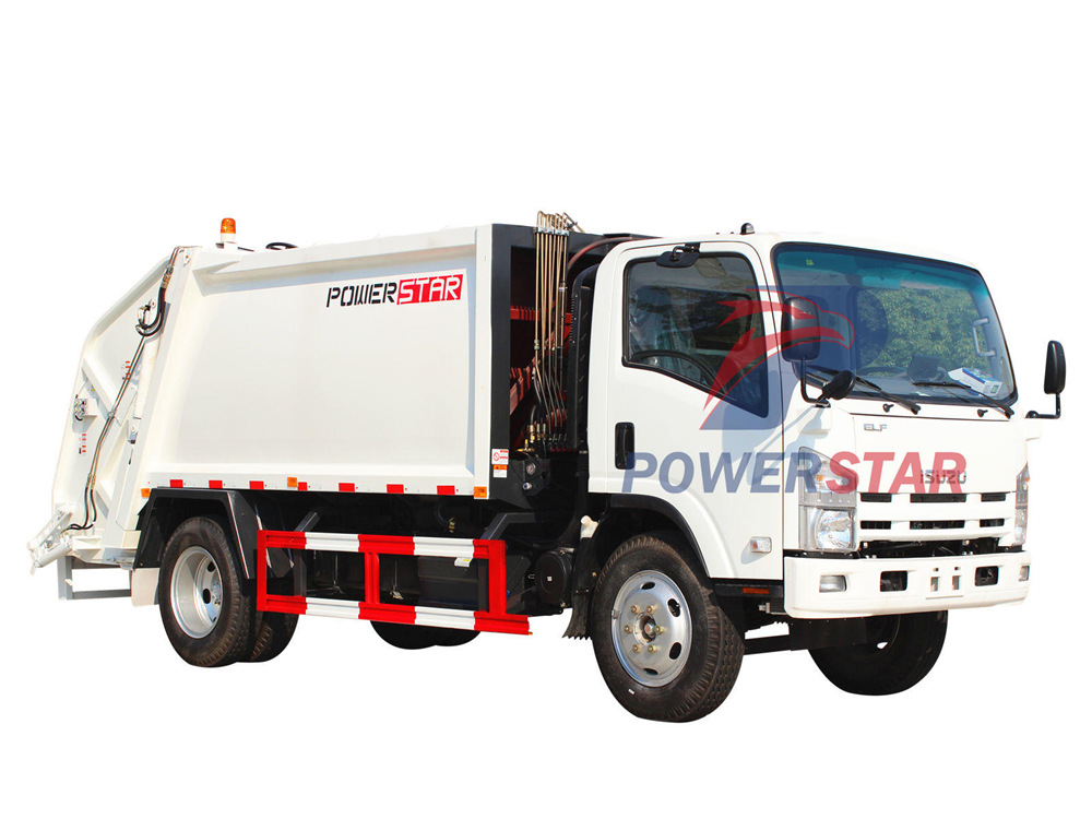 Isuzu waste compactor trucks operation manual