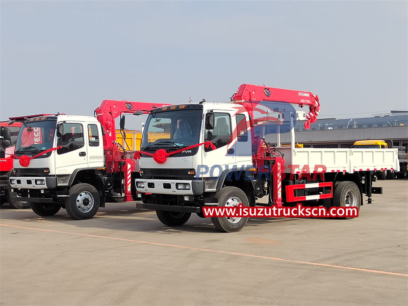 Why Isuzu boom crane truck with Unic crane popular in Philippines?