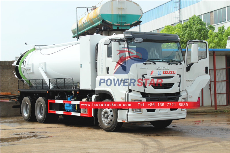 philippine isuzu sewer tanker trucks supplier 