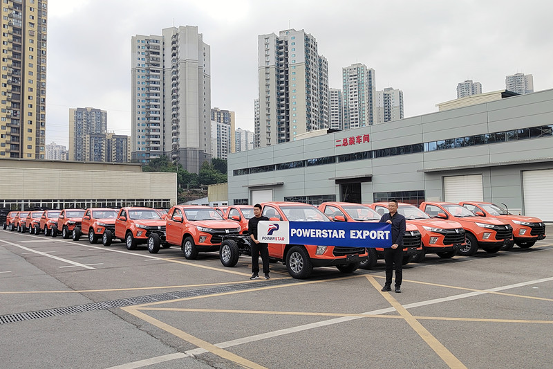 100 unit Isuzu diesel four-wheel Drive pickup truck are export to Ethiopia